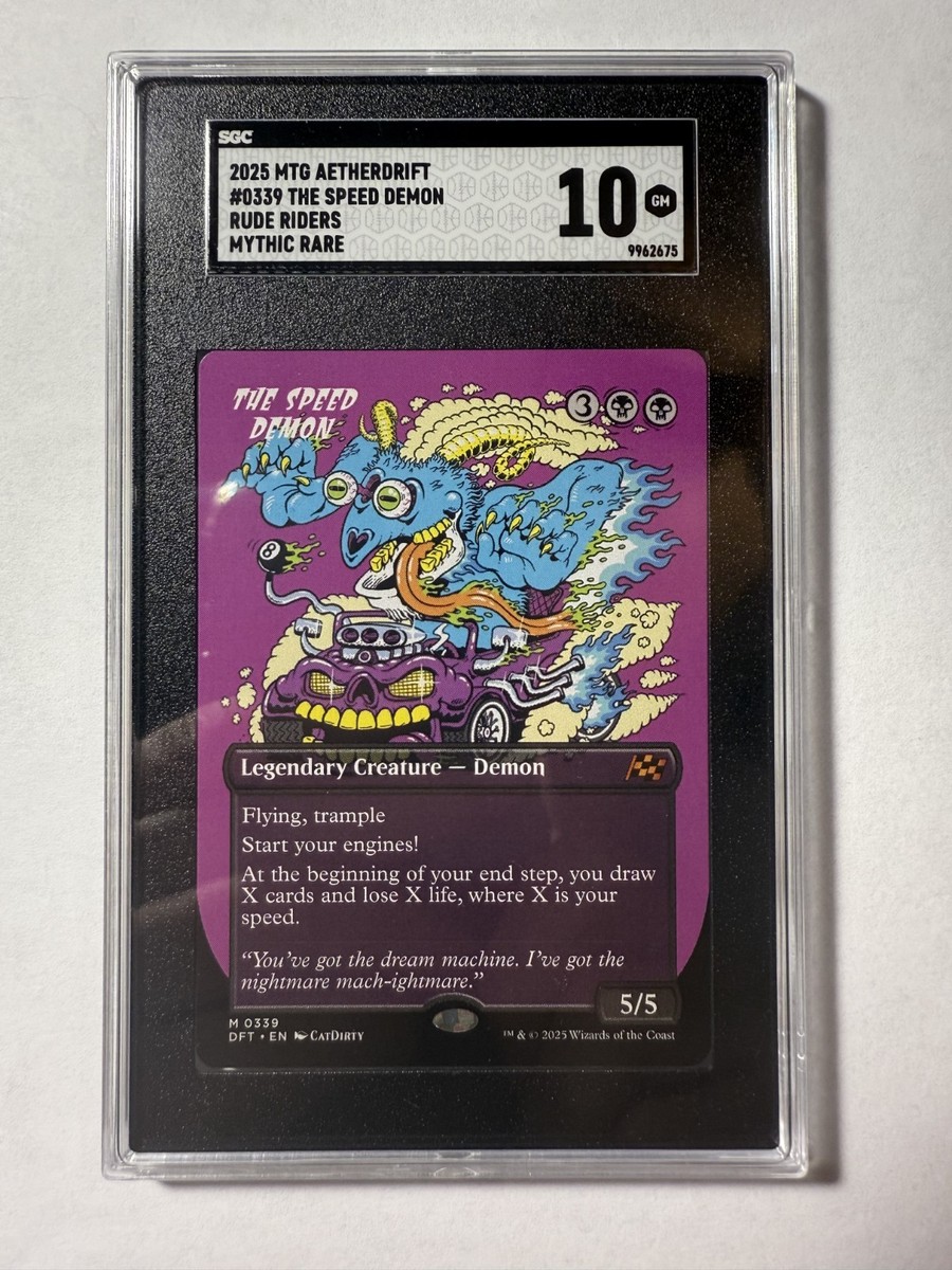 speed demon mtg card speed demon mtg card Aetherdrift: Magic The Gathering Cards CatDirty