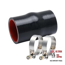 2 Id Silicone Straight Hump Hose 2 Inch I.d With Clamps Straight Reinforced