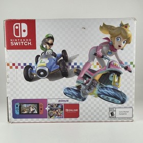 Nintendo Switch with Neon Blue Red Joy-Con (HAC-001-01) Open Box Excellent 