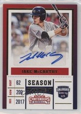 2017 Panini Elite Extra Edition USA Baseball Gold 8/100 Jake McCarthy Auto 0g45