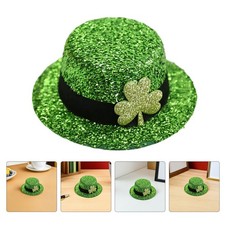 4 Pcs Glitter Top Hat Hair Clip Cosplay Costume Hats for Masquerade