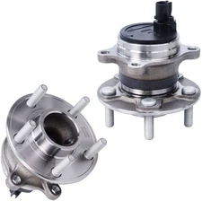 Detroit Axle REAR Wheel Bearing Hubs for 2012 2013 - 2018 Ford Focus W/O