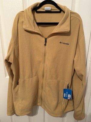 Columbia Gelb/Senf Unisex Active Fit Fleece (Neu mit Etikett) Größe XXL