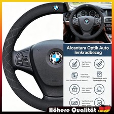 Auto Rund Form Lenkradabdeckung Alcantara Hülle Anti Rutsch Lenkradbezug für BMW