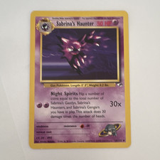 WOTC Sabrina's Haunter 58/132 Gym Heroes Regular Uncommon 50 HP Unlimited on eBay