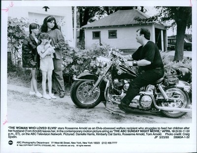 1993 Photo Tom Arnold Roseanne Woman Who Loved Elvis Movie Celebrities Press 7x9
