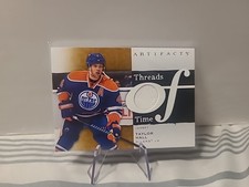 2021-22 Upper Deck Artifacts Taylor Hall Threads of Time Jersey #TT-TH