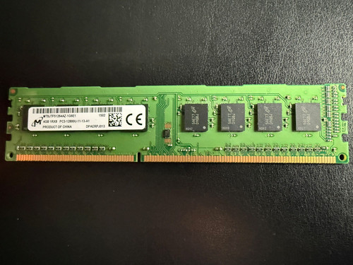 Micron 4 GB DDR3L 1Rx8 PC3L-12800U Desktop-RAM-Speichermodul.