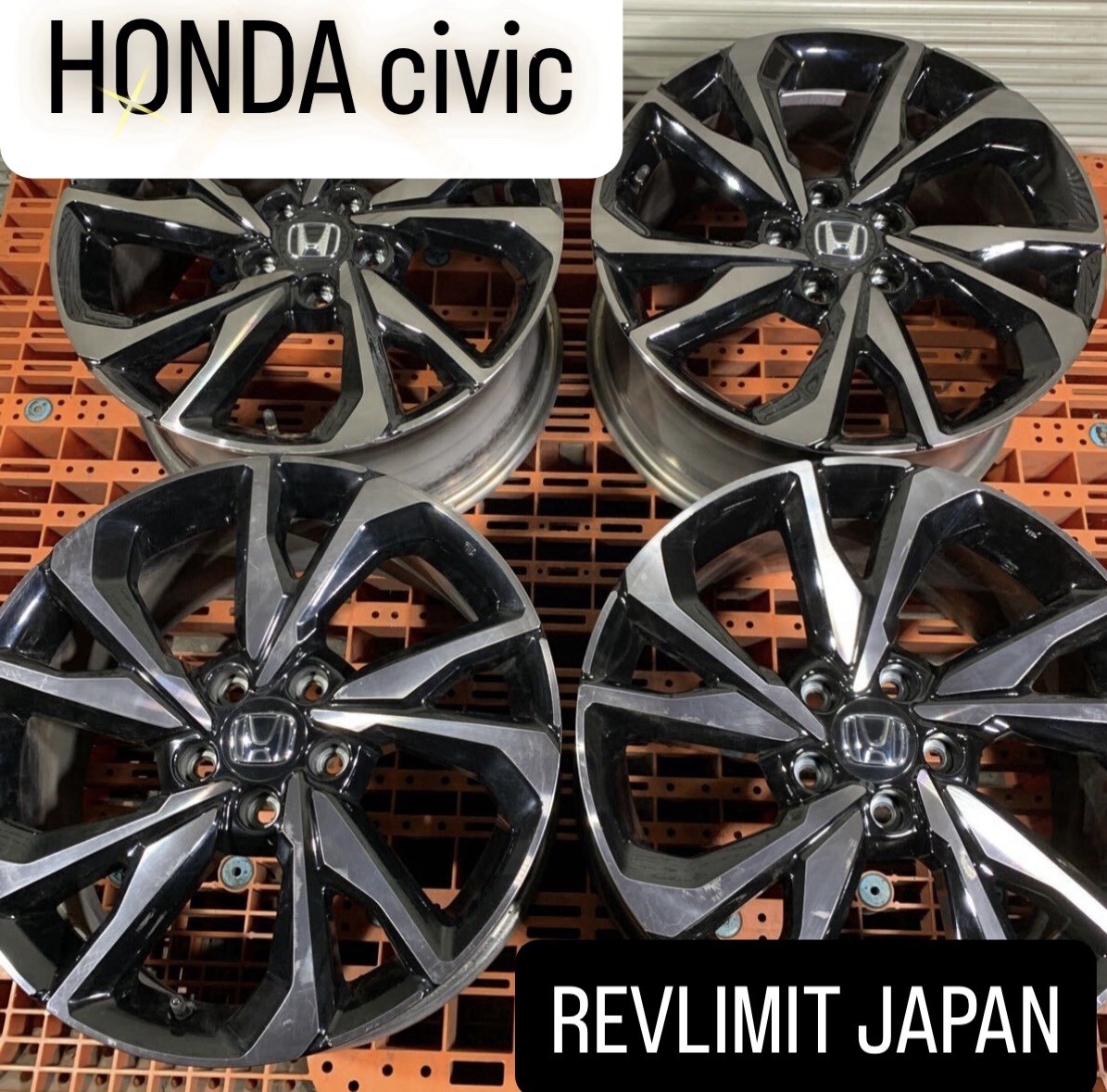 Genuine Honda OEM 18” Alloy Wheels for Civic 4pcs 18x8.0J +50
