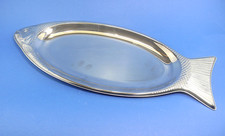 WMF Fischplatte Servierplatte - Cromargan - 18/10 steel -  wenig benutzt - 47 cm