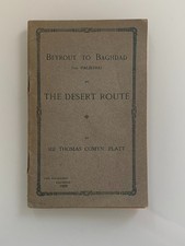 1927 Beyrout to Baghdad Palmyra Desert Route ...