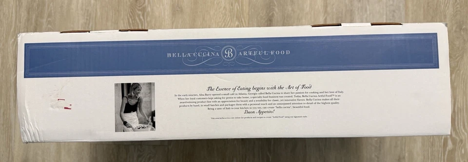 NEW Bella Cucina Triple Buffet Server w/ Warming Tray 3 Trays Transparent Lids - Image 2 of 4