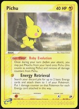 Pichu 20/100 Rare EX Sandstorm MP Pokemon on eBay