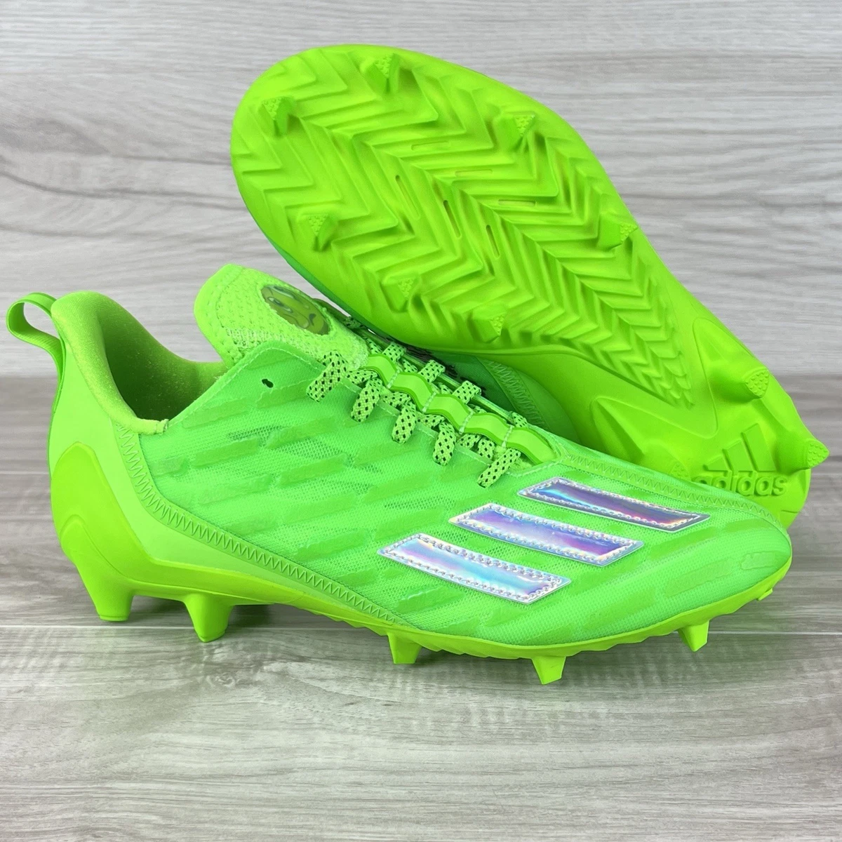 Adidas Lime and Lemon Football Cleats Size 16 NWOT adidas X Crazyfast Club Adult Turf Soccer Shoes IF0723 Neon  main image 3