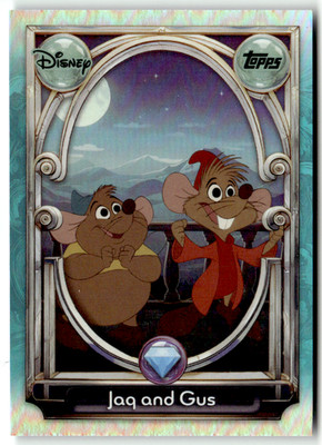 Topps Disney Wonder 2025 No. 111 Jaq and Gus Holo