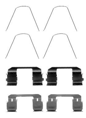 Front Brake Pad Accessory Kit Fits Honda Mintex MBA1743 1 Year Warranty - Image 2