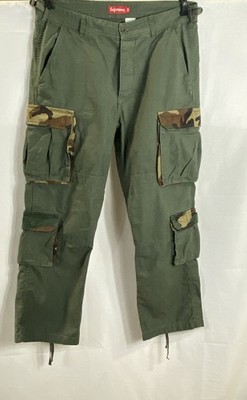 supreme cargo flight pants Supreme Washed Flight Satin Cargo Pants