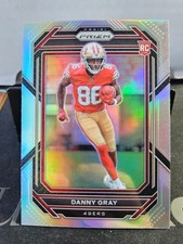 2022 Panini Prizm Danny Gray Rookie Silver Prizm #335 49ers