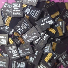 TESTED Lot of 10 Mixed 8GB MicroSD Cards Sandisk ADATA Samsung Toshiba Sony