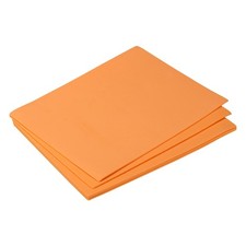 Feuilles de mousse EVA orange 7,6 pouces x 5,9 pouces épaisseur 2 mm pour artisanat bricolage 5 pièces