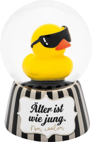 Traumkugel Mit Motiv Ente Und Spruch ÄLter | Schneekugel Zum SchüTteln, Glas, Po