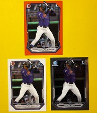 2026 Bowman Wilder Dalis Orange Parallel /25 BP-150 + Chrome + Base Rockies