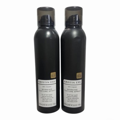 LOT X 2 Kristin Ess Dry Finish Working Texture Spray 6.9 OZ EA New