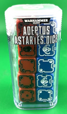 Adeptus Astartes Dice Set - Warhammer 40k Space Marines OOP Dmg. Case T07
