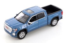 2019 GMC Sierra Denali 1500 SLT 1/27 Scale Diecast Model - Motormax - BLUE