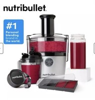 NUTRIBULLET 1000 W Juicer Pro - Black & Silver