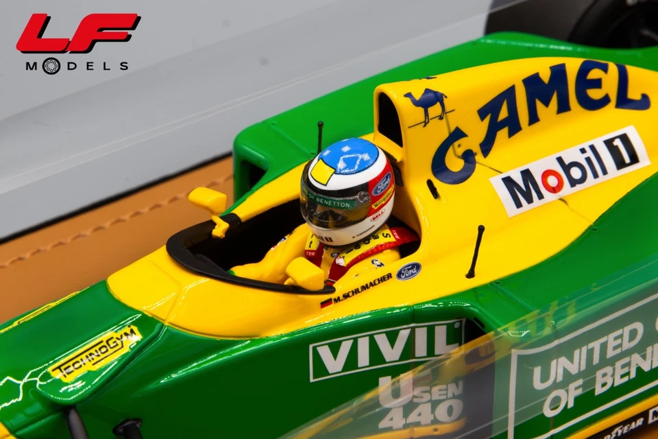 1:18 Benetton B192 Winner SPA GP 1992 M. Schumacher (with pilot) - Tecnomodel - Immagine 4 di 4