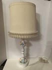 2 Vintage 1950s? Capodimonte Style Porcelain Table Lamps Floral Italy  22-7/8” — photo 9