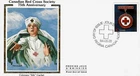 Canadian Red Cross Society 75th Annivr #1013 FDC Colorano Silk cachet M5803