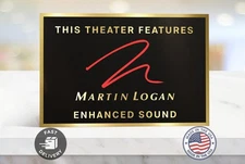 Martin logan home movie theater sign