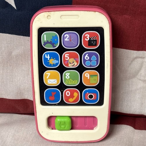 FISHER PRICE baby toy Laugh & Learn Smart Phone musical lights sounds 2014 
