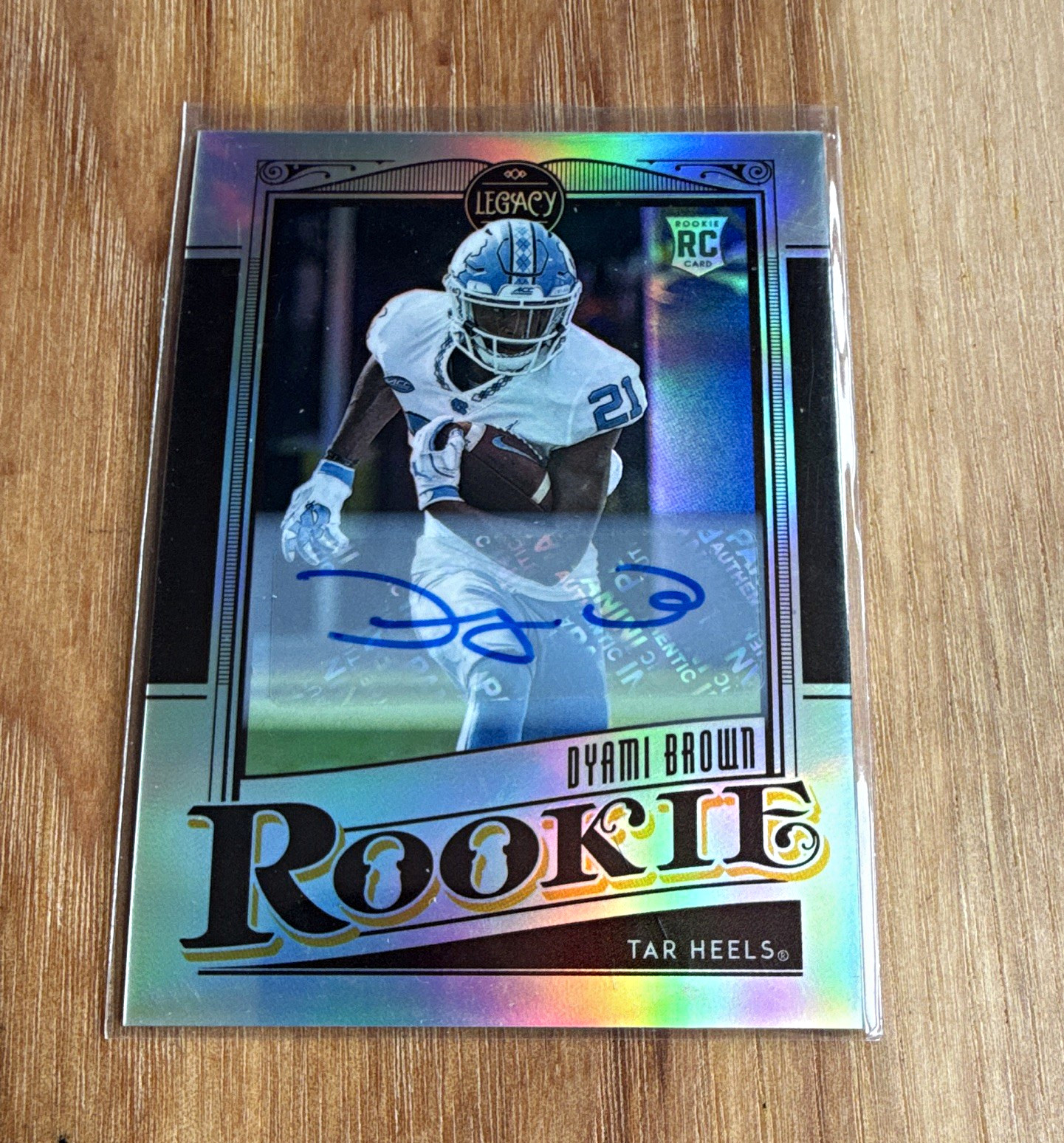 Dyami Brown Panini Legacy #196 Autograph