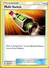 Multi Switch 129/145 SM02 SM - Guardians Rising NM Pokemon