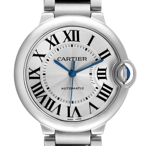 Cartier Ballon Bleu 36 Midsize Steel Silver Dial Ladies Watch W6920046