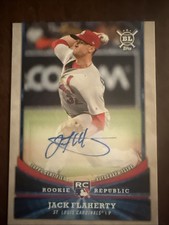 2018 Topps Big League - Rookie Republic Autographs Jack Flaherty #RR-JF (AU, RC)
