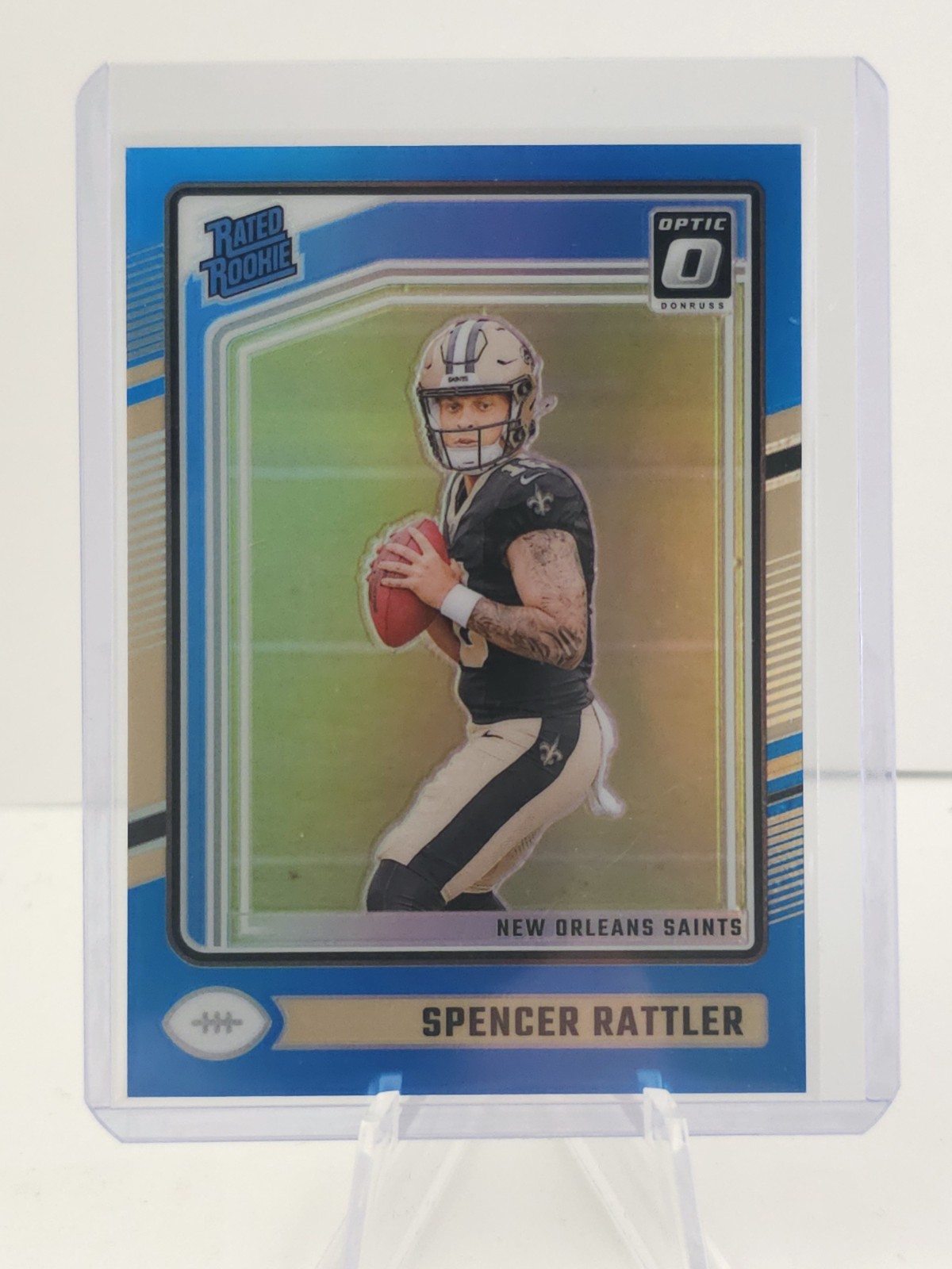 2024 Panini Donruss Optic Rated Rookie Spencer Rattler #289 Aqua Prizm /299  QTY