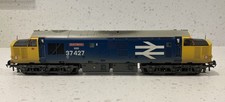 Bachmann Class 37 427 Large Logo Blue. Weathered OO Gauge