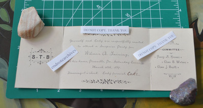1887 Bucks County Pineville PA Surprise Birthday Wilmer A. Twining Cake Dancing