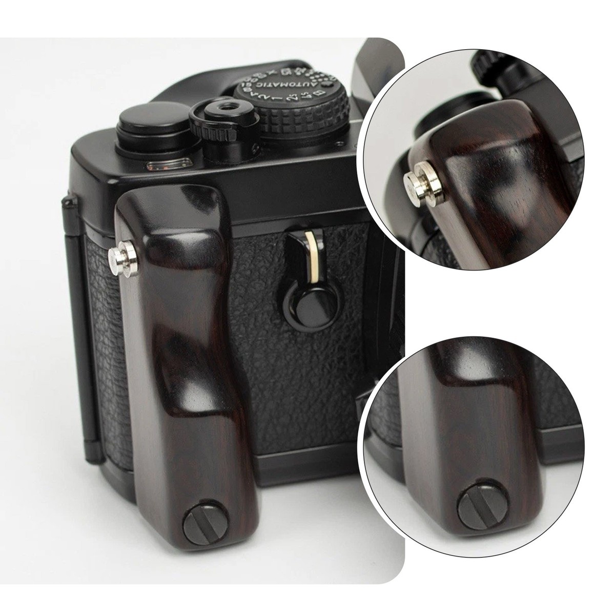 For PENTAX LX GRIP Solid Wood African Blackwood Camera GRIP B Type