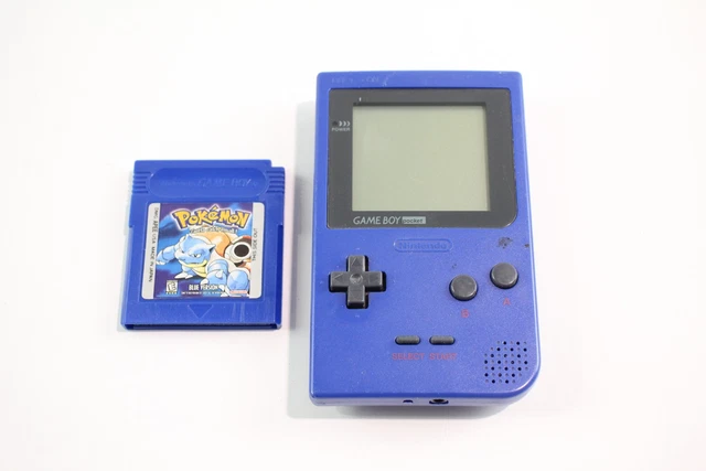 Nintendo Gameboy Pocket Blue w/ Pokemon Blue 