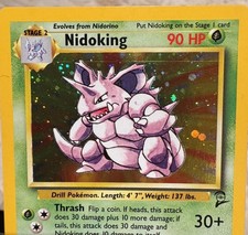 NIDOKING Pokemon 1999-2000 Holo 11/130 Rare - Base Set 2 - Vintage WOTC NM on eBay