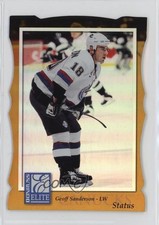 1997-98 Donruss Elite Gold Die-Cut Status 9/100 Geoff Sanderson #67 2s9
