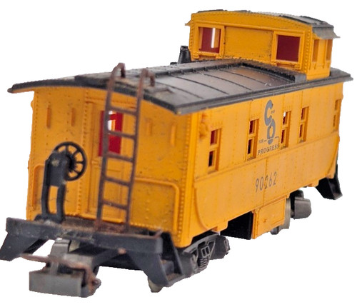 Rivarossi AHM HO/OO C&O Yellow Colour Caboose 90262 Vintage Modelleisenbahn ohne OVP. | Condition: Used
