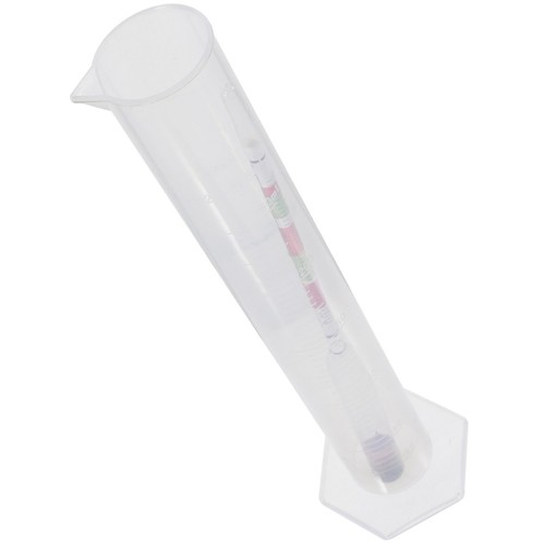 Reusable Glass Alcohol Meter with Triple Scale Hydrometer for Wine Making Kit