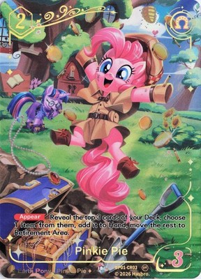 ※BP01-RR03 ピンキーパイ Pinkie Pie My Little Pony Fantasy Wonderland Colorful Rare BP01