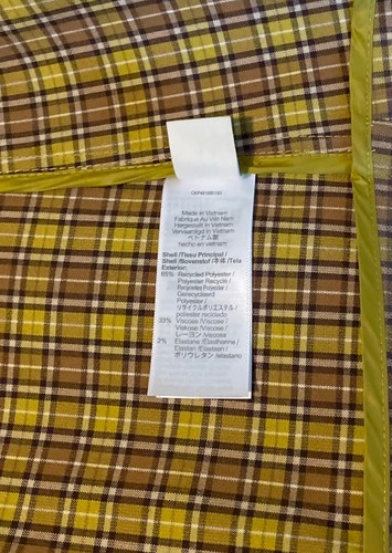 Madewell Laminated Trench Coat-NEW/tags-size small-golden meadow color - Picture 8 of 10